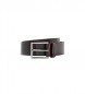 HUGO Brown Giaspo Leather Belt