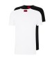 HUGO Pack 2 T-shirts Round white, black