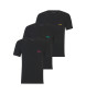 HUGO Pack de 3 Camisetas Triplet negro