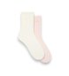 HUGO Set 2 Pares de Calcetines Uni Logo blanco, rosa
