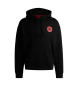 HUGO Decrincio hooded sweatshirt black