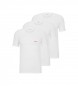 HUGO Pack 3 Camisetas Interiores Algodón blanco