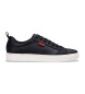HUGO Zapatillas de piel Morrie Tenn marino