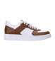 HUGO Kilian Sneakers marron, blanc