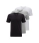 BOSS Pak 3 T-Shirts RN Classic zwart, wit, grijs