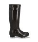 Hunter Botas de agua Original Tall Gloss Wellington marrón