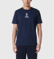 Iceberg Logo-T-Shirt blau