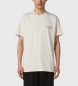 Iceberg Klassisk beige regular fit strikket T-shirt