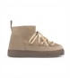 Inuikii Classic Low støvler i skind beige