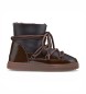 Inuikii Botas de Pele Gloss marrom