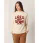 Lois Jeans Beige chenille sweater