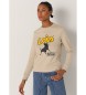 Lois Jeans Basic beige sweatshirt