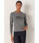 Victorio & Lucchino, V&L Pearl jumper with grey sleeve buttons