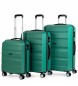 ITACA 4-hjulig hård resväska T71600 Aquamarine -55X39X20Cm