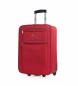 ITACA Rejsekuffert med 2 hjul T71950 rød -55x39x18cm