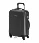 ITACA 4 Wheeled Trolley Short Travel Cabin Suitcase 71150 Black -55x38x20cm