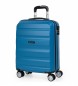 ITACA Travel Case Cabin Trolley ABS T71650 blue -55x40x20cm