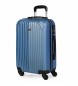 ITACA 4 Wielige Hard Travel Case Cabine koffer T71550 saffier blauw -55x38x20cm
