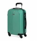 ITACA 4-hjulig resväska med hård kabin T71550 Mint Green -55X38X20Cm
