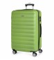 ITACA Velik potovalni kovček na 4 kolesih 71270 zelen -68X47X30Cm