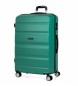 ITACA Grande valise de voyage à 4 roulettes XL T71670 aigue-marine -77x48x29cm