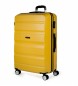 ITACA 4 hjulig resväska Large XL T71670 Mustard -77x48x29cm