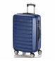 ITACA Srednji potovalni kovček na 4 kolesih 71260 Blue -65X42X26Cm