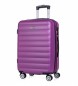 ITACA 4 Wheeled Travel Case Medium Trolley 71260 purple -65x42x26cm