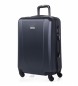 ITACA Średnia walizka podróżna na 4 kółkach 71160 Antracyt -65X44X24Cm