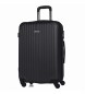 ITACA Średnia walizka podróżna na 4 kółkach T71560 Antracyt -66X41X27Cm