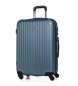 ITACA Średnia sztywna walizka podróżna na 4 kółkach T71560 aquamarine -66x41x27cm