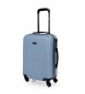 ITACA Suitcase Hard Travel Cabin 71150 Blue -55x38x20cm