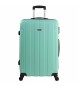 ITACA Suitcase Trolley 73 green