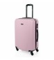 ITACA 71160 Pink stiv rejsekuffert -65x44x24cm