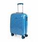 ITACA Small Cabin Suitcase 702450 Blue -55x40x20-.