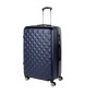 ITACA Large suitcase Diamond navy