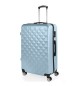 ITACA Large suitcase Diamond blue