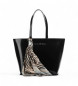 Just Cavalli Torba shopper w kolorze czarnym