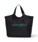 Just Cavalli Range Q Future Easy Shopping bag black