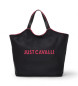 Just Cavalli Range Q Future Easy Shopping bag black