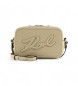 Karl Lagerfeld Essentials beige schoudertas