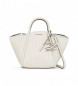Karl Lagerfeld K Wellen gebroken witte tas