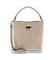 Karl Lagerfeld Beige mini shopper taske