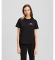 Karl Lagerfeld T-shirt nera slim fit