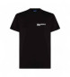 Karl Lagerfeld T-shirt med logo, sort