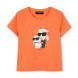 Karl Lagerfeld Orange short sleeve t-shirt