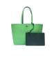 Lacoste Anna Reversible Bicolour green bag
