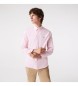 Lacoste Camisa Regular Fit pink