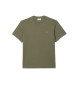 Lacoste T-shirt i khaki med klassisk snit