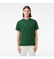 Lacoste T-shirt verde de corte clssico 
